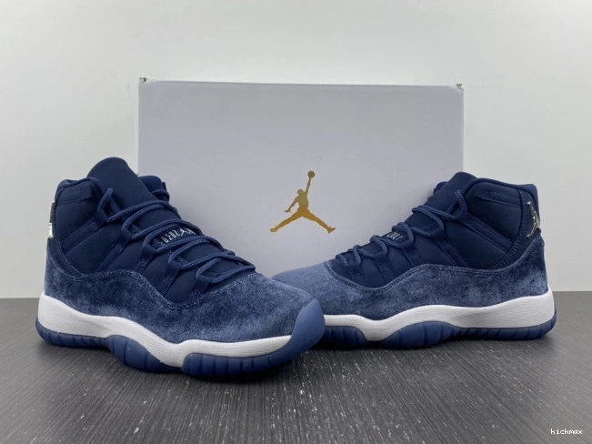 Rep MAX Jordan Velvet Air 11 Midnight Navy WMNS AR0715-441 0821